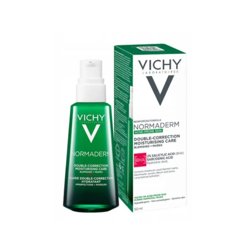 Vichy Normaderm Phytosolution krem przeciw niedoskonałościom o podwójnym działaniu 50ml