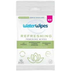 WaterWipes Refreshing Feminine Wipes chusteczki nawilżane do higieny intymnej 10szt.
