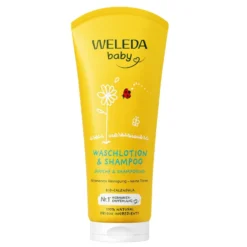 Weleda Baby szampon i płyn do mycia ciała z nagietkiem lekarskim 200ml