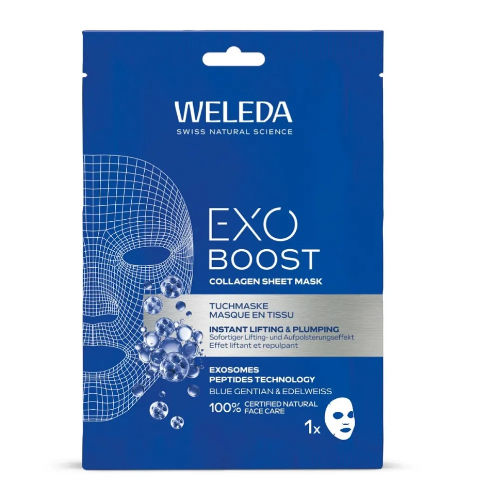 Weleda Exo Boost kolagenowa maska w płachcie 20ml