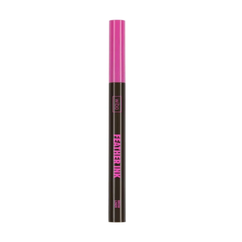 Wibo Feather Ink pisak do brwi 3 Black Brown