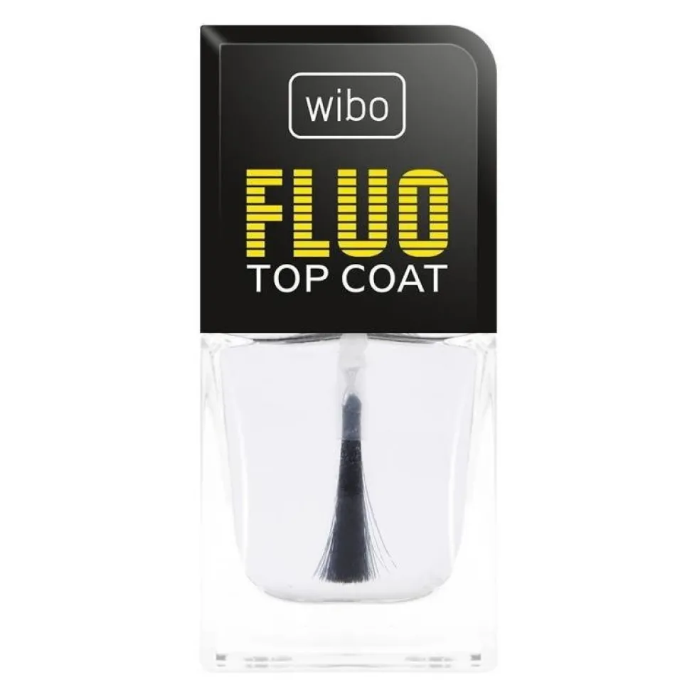 Wibo Fluo Top Coat bezbarwny top do paznokci 8.5ml