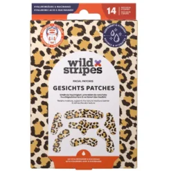 Wild Stripes Facial Patches plastry hydrokoloidowe z kwasem hialuronowym i niacynamidem Leo 14szt.