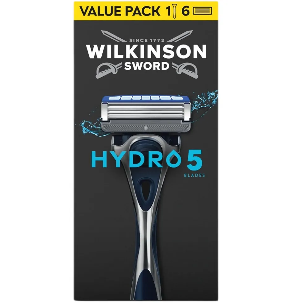 Wilkinson Hydro 5 maszynka do golenia z 5 ostrzami i 6 wkładów