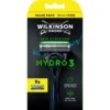 Wilkinson Hydro 3 Skin Hydration maszynka do golenia z 3 ostrzami i 9 wkładów