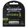 Wilkinson Hydro 3 Skin Hydration wkład z 3 ostrzami 4szt