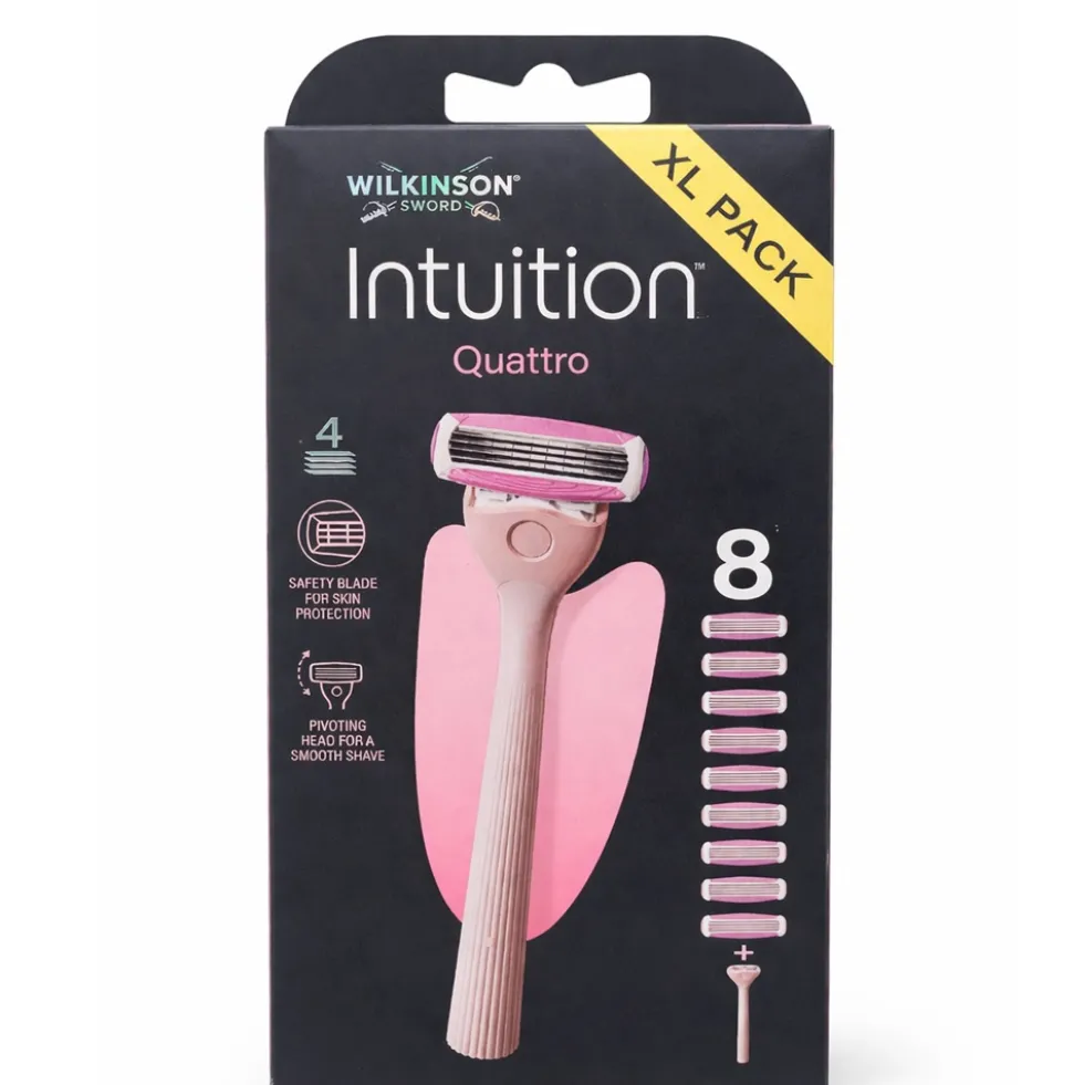Wilkinson Intuition Quattro maszynka + wymienne ostrza 8szt