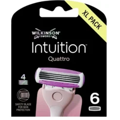 Wilkinson Intuition Quattro wkład z 4 ostrzami 6szt