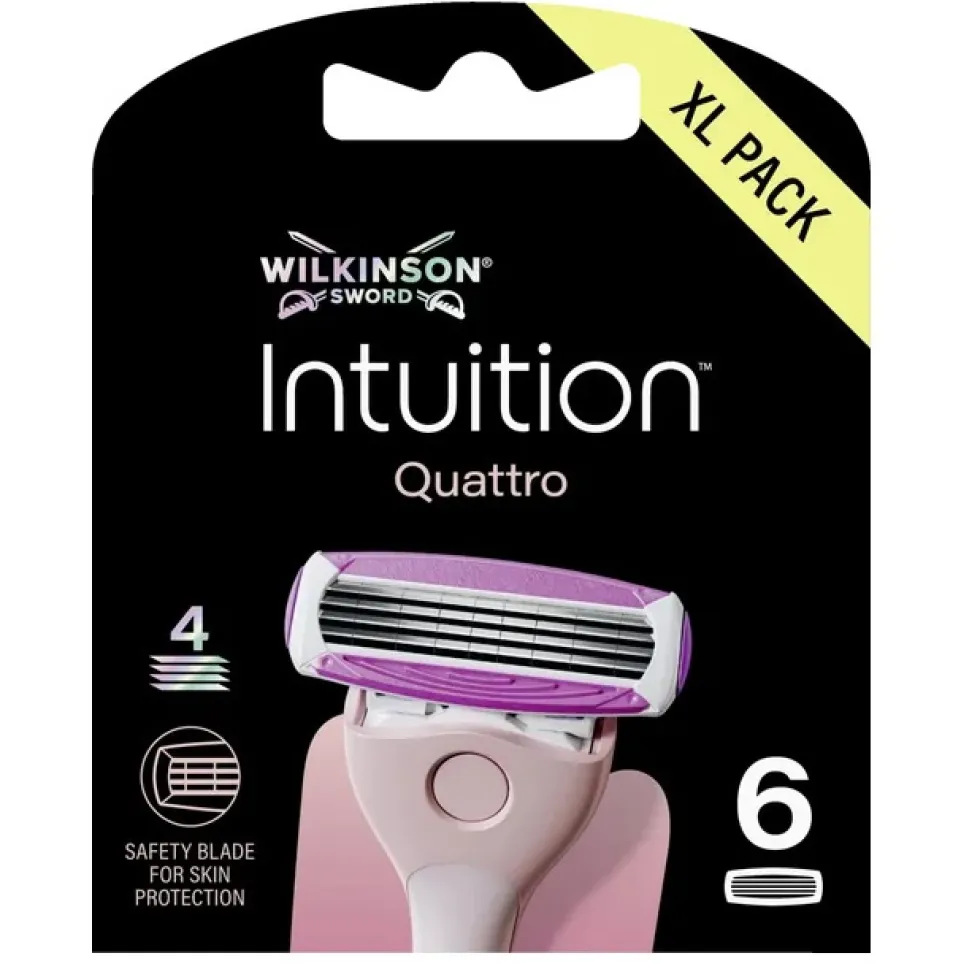 Wilkinson Intuition Quattro wkład z 4 ostrzami 6szt