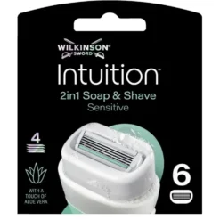 Wilkinson Intuition Sensitive wkłady z 4 ostrzami 6szt