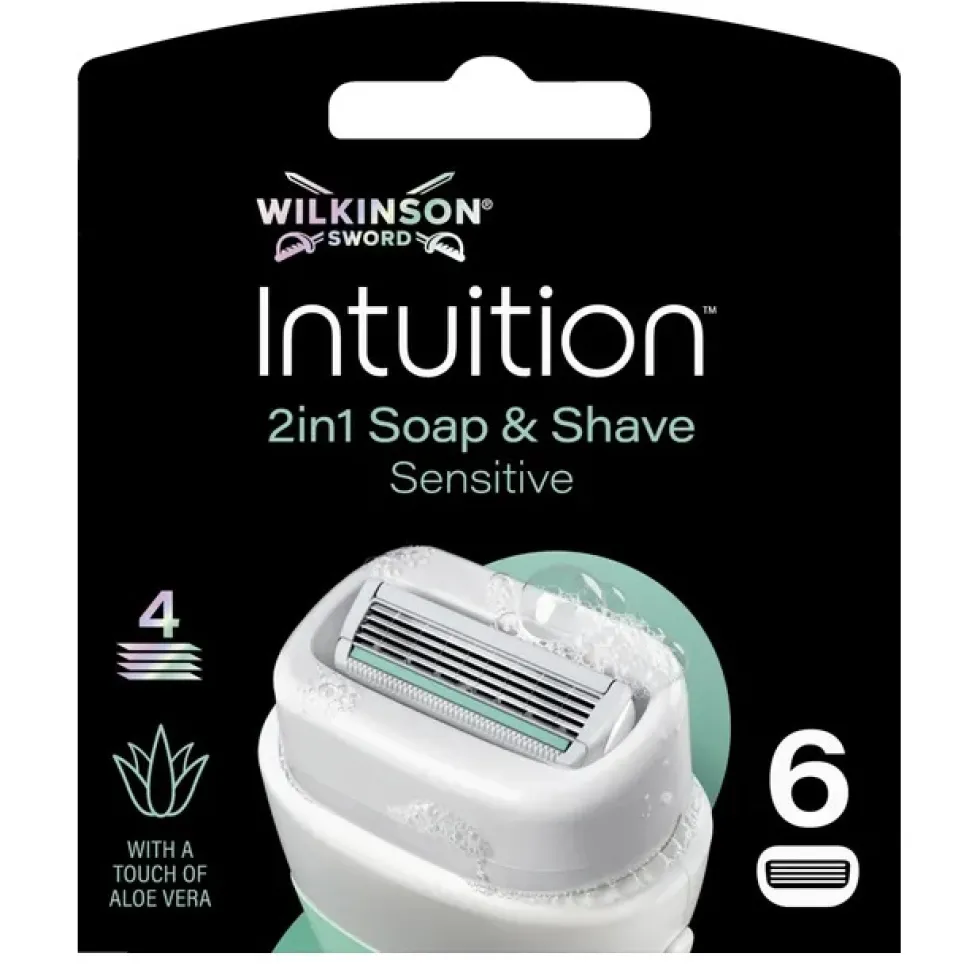Wilkinson Intuition Sensitive wkłady z 4 ostrzami 6szt