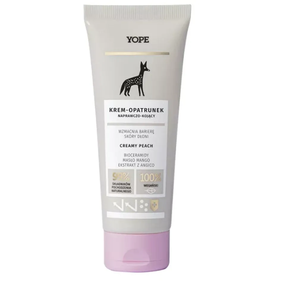 Yope Naprawczo-kojący krem-opatrunek do rąk Creamy Peach 50ml