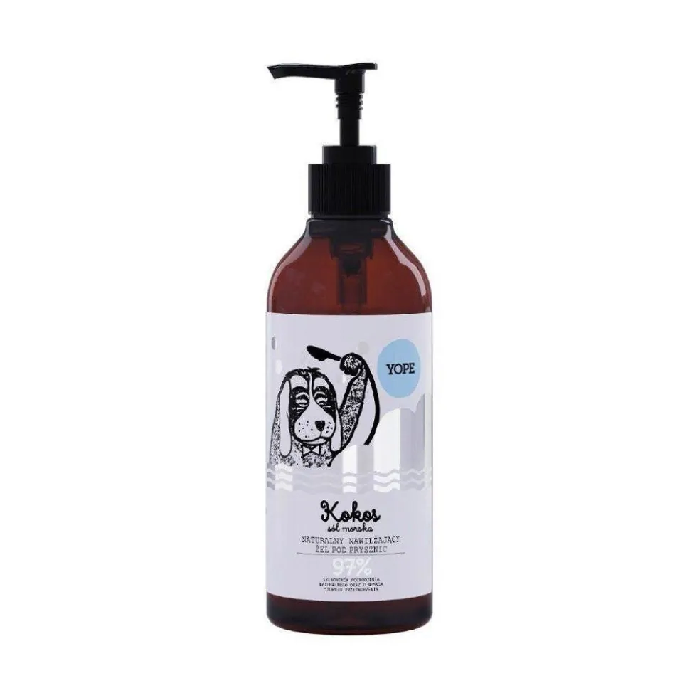 Yope Naturalny nawilżający żel pod prysznic Kokos i Sól Morska 400ml