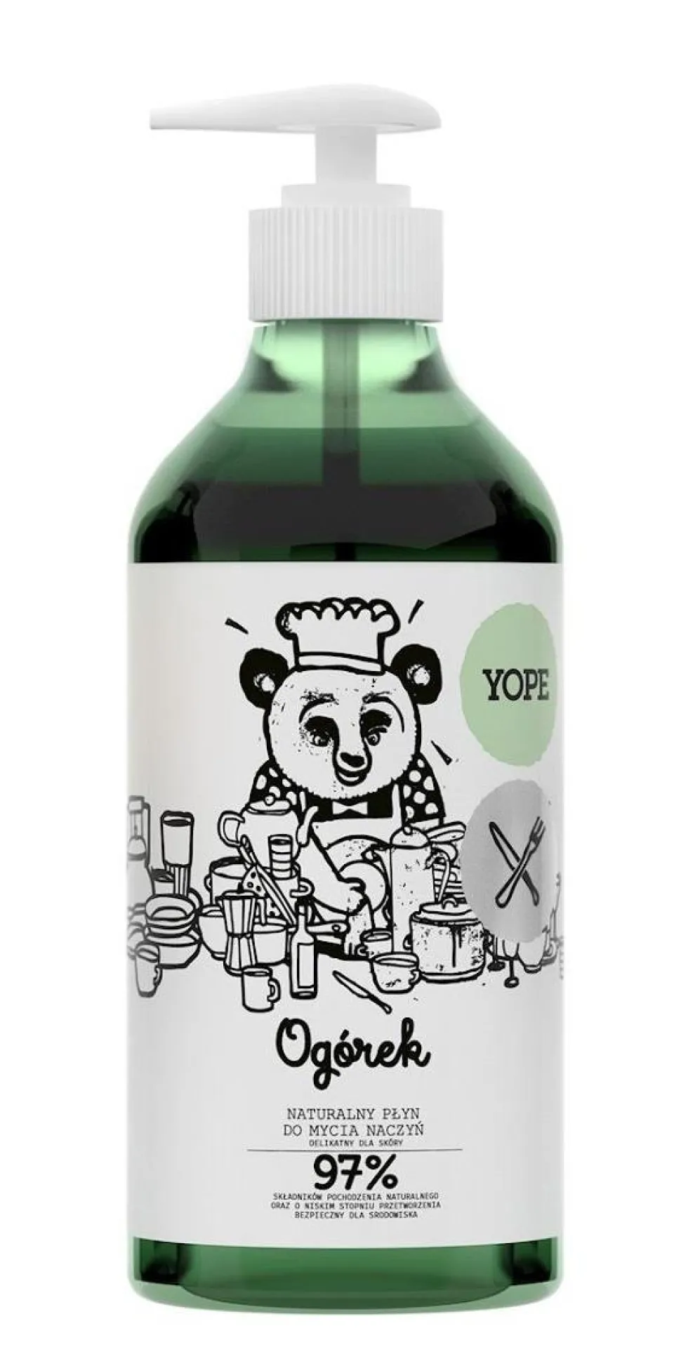 Yope Naturalny płyn do mycia naczyń Ogórek 750ml