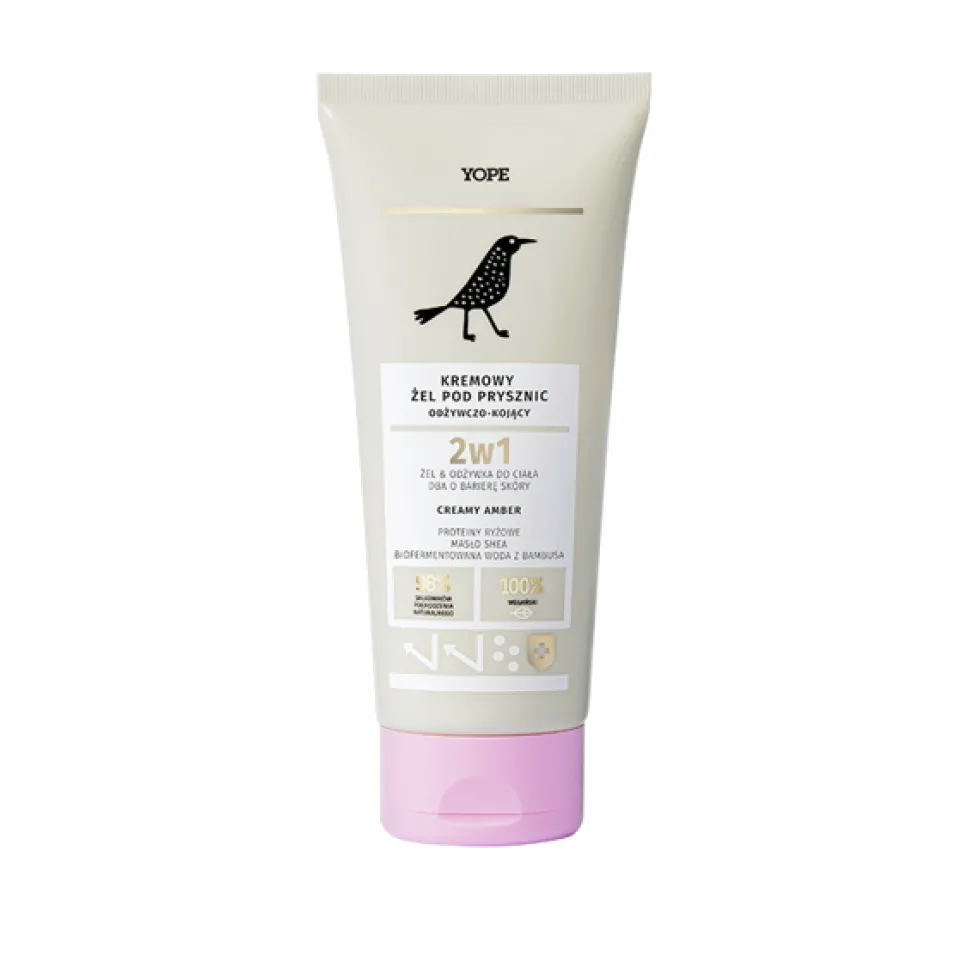 Yope Odżywczo-kojący kremowy żel pod prysznic Creamy Amber 200ml