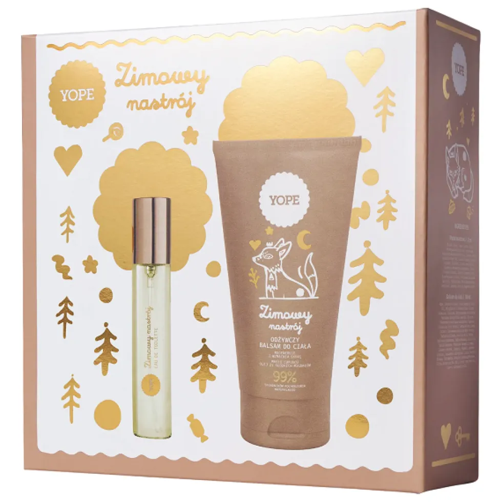 Yope Zimowy Nastrój zestaw balsam do ciała 150ml + woda toaletowa 33ml