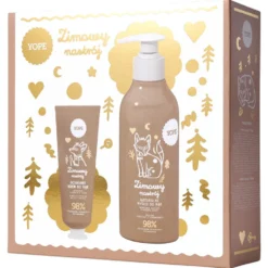 Yope Zimowy Nastrój zestaw naturalne mydło do rąk 300ml + ochronny krem do rąk 50ml