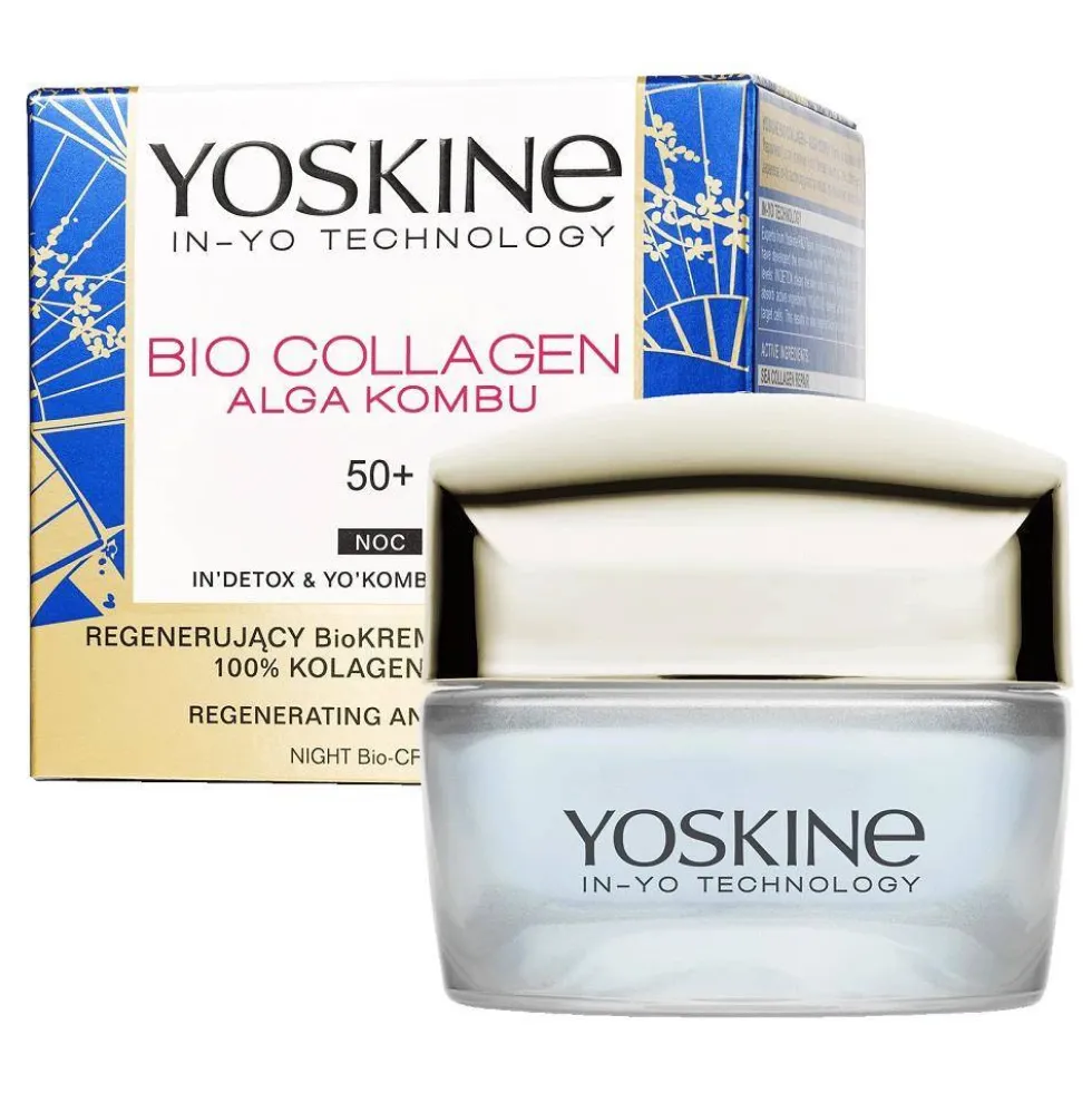 Yoskine Bio Collagen krem do twarzy na noc 50+ 50ml
