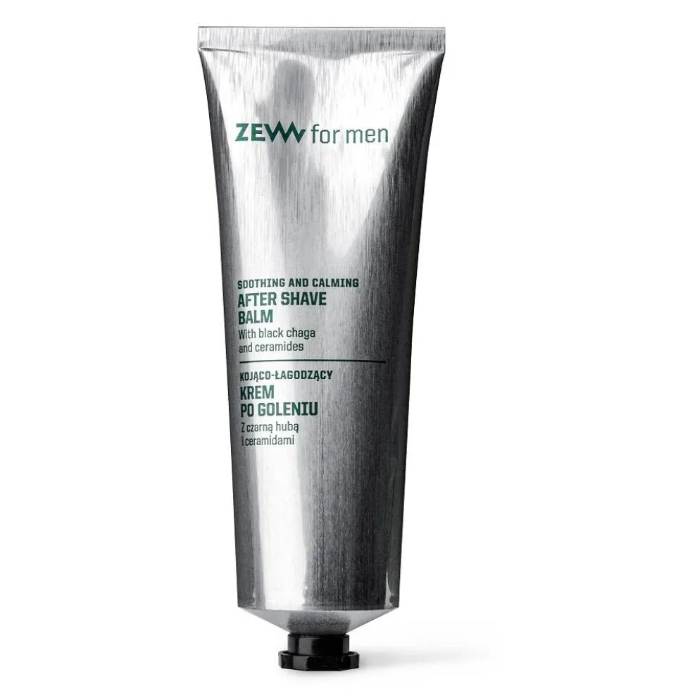 Zew For Men Kojąco-łagodzący krem po goleniu z czarną hubą i ceramidami 80ml