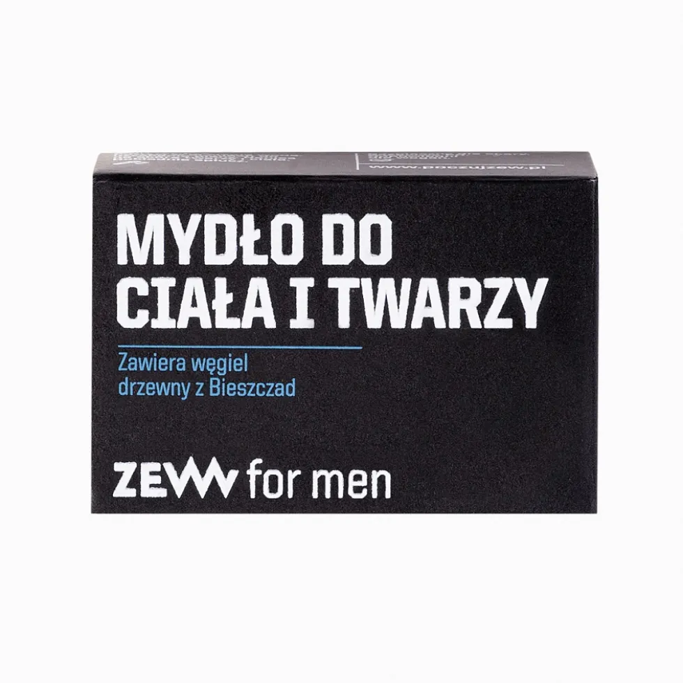 Zew For Men Mydło do ciała i twarzy z węglem drzewnym z Bieszczad 85ml