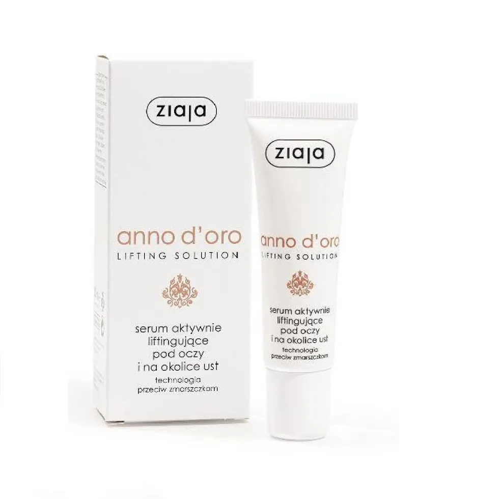 Ziaja Anno D'oro Lifting Solution 40+ serum aktywnie liftingujące pod oczy i na okolice ust 30ml