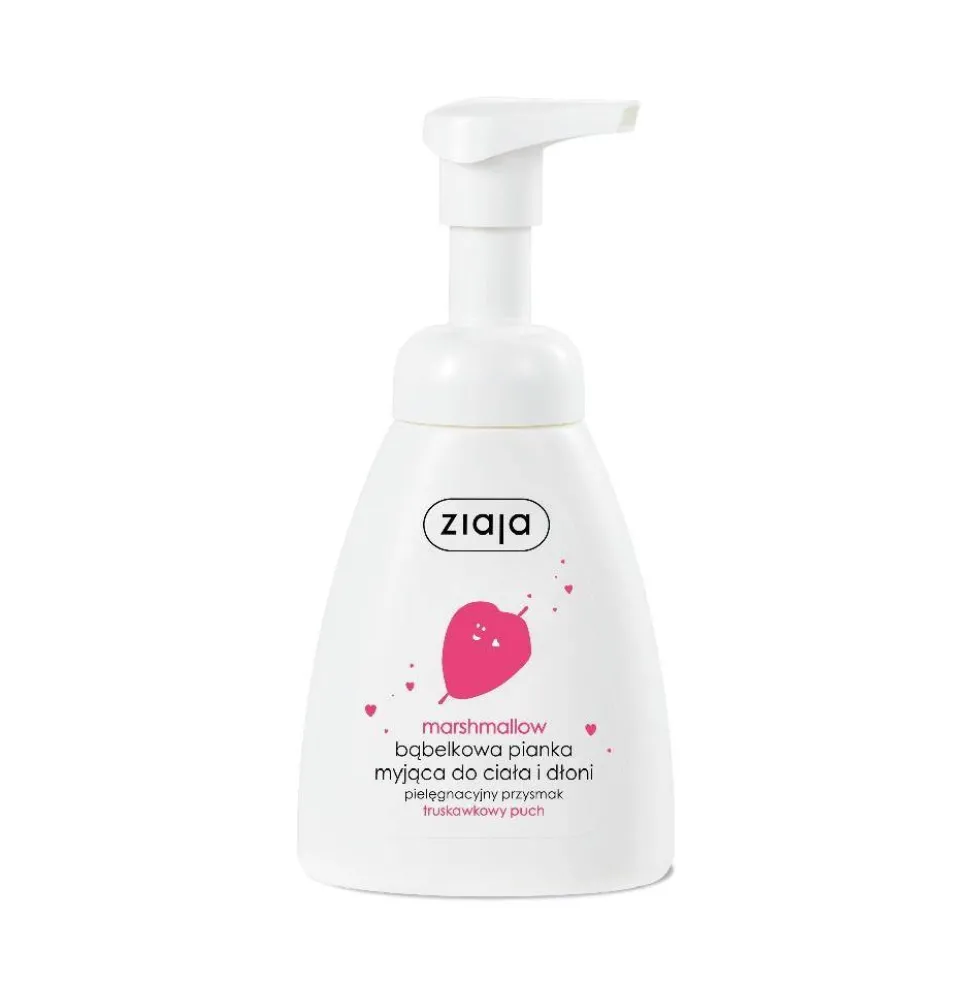 Ziaja Bąbelkowa pianka myjąca do ciała i dłoni Marshmallow 250ml