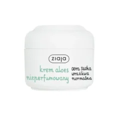 Ziaja Bio aloesowy krem nieperfumowany do cery suchej i wrażliwej 50ml