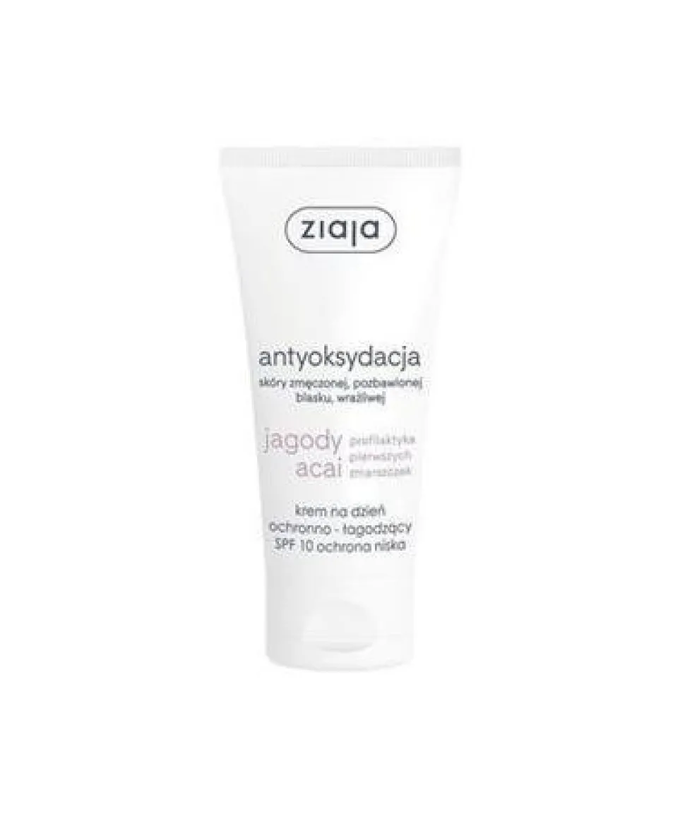 Ziaja Jagody Acai krem na dzień ochronno-łagodzący SPF10 50ml