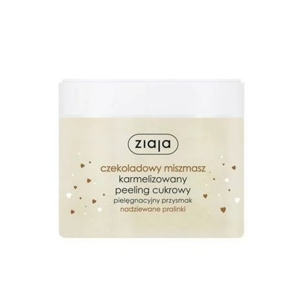 Ziaja Karmelizowany peeling cukrowy Czekoladowy Miszmasz 300ml