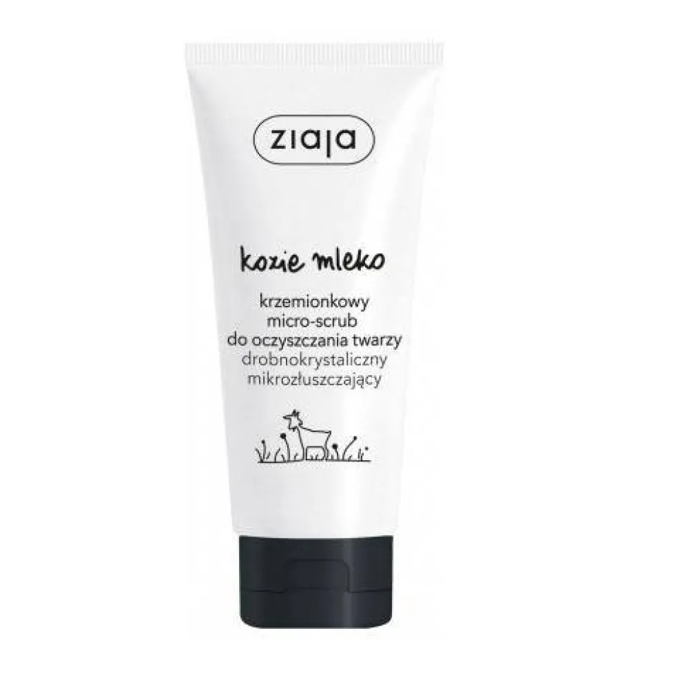 Ziaja Kozie Mleko krzemionkowy micro-scrub do oczyszczania twarzy 75ml