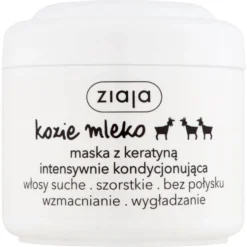 Ziaja Kozie Mleko maska z keratyną intensywnie kondycjonująca włosy szorstkie bez połysku 200ml