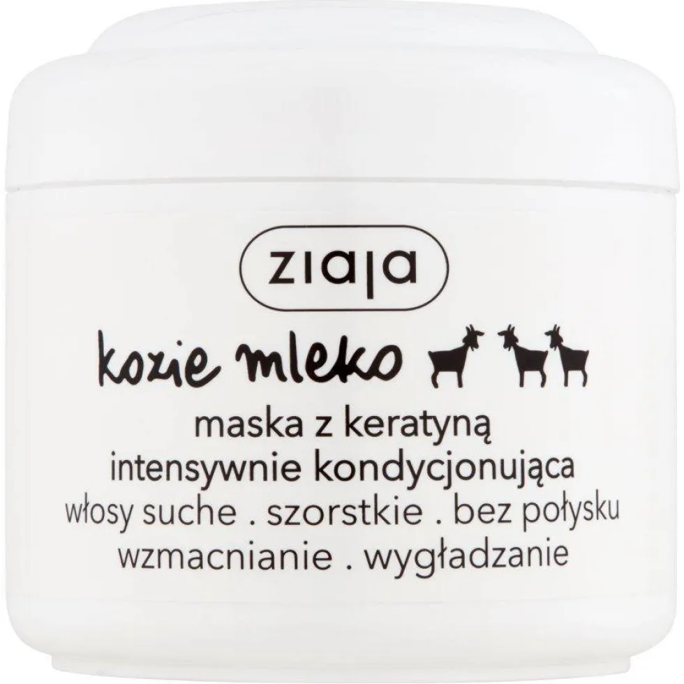 Ziaja Kozie Mleko maska z keratyną intensywnie kondycjonująca włosy szorstkie bez połysku 200ml