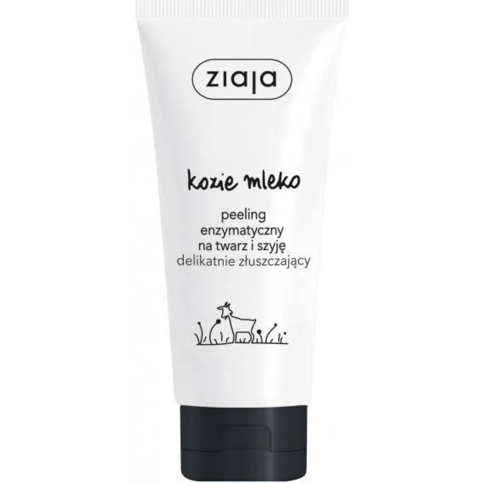 Ziaja Kozie Mleko peeling enzymatyczny na twarz i szyję delikatnie złuszczający 75ml