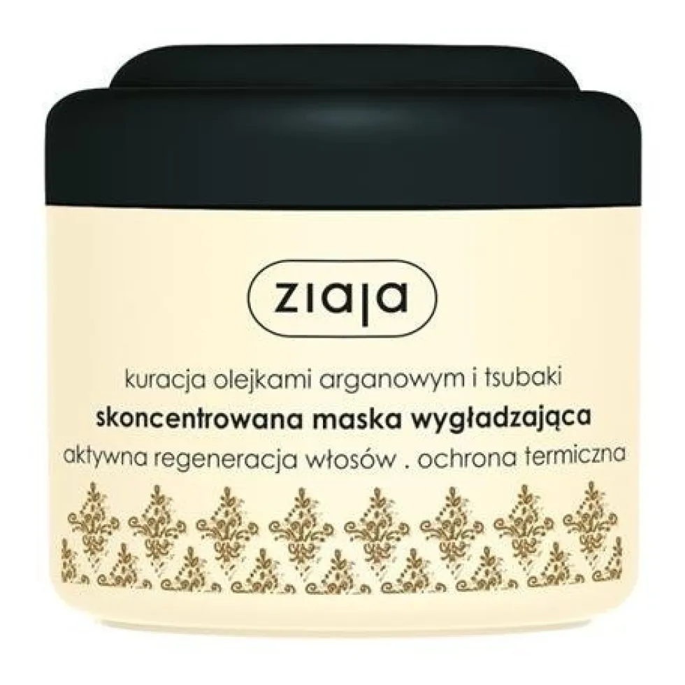 Ziaja Kuracja Olejkami Arganowym i Tsubaki skoncentrowana maska wygładzająca 200ml