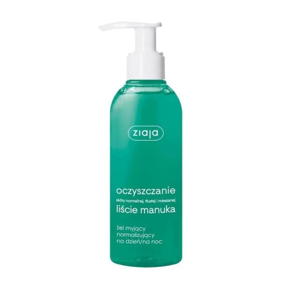 Ziaja Liście Manuka Oczyszczanie żel myjący normalizujący na dzień/noc 200ml