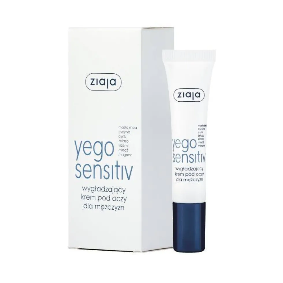 Ziaja Yego Sensitiv wygładzający krem pod oczy dla mężczyzn 15ml